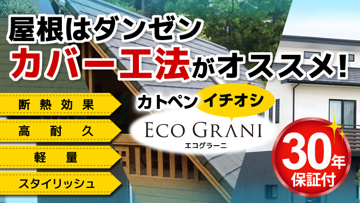 屋根はダンゼン、カバー工法がオススメ!