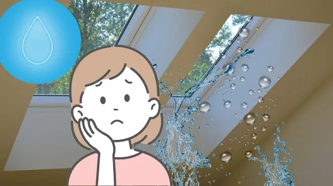【豊川市】天窓からポタポタ…台風で悪化する雨漏りの原因チェックと修理相場