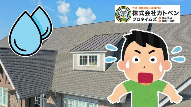 【豊川市】雨漏り放置で野地板が腐る？屋根カバーか葺き替えかの判断基準