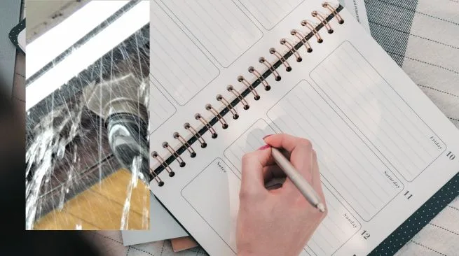 最初にやるのは水の受け先と濡れる範囲の整理