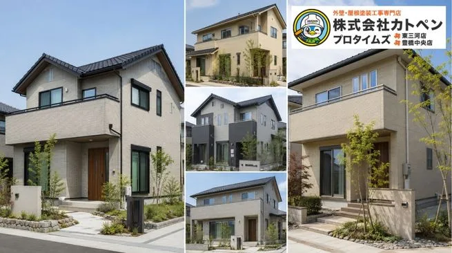 豊川市の外壁塗装で失敗しない色選び｜色あせ・汚れ・街並みとの相性を解説