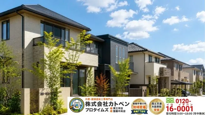 ハウスメーカー住宅の外壁塗装は豊橋・豊川のカトペンへご相談ください