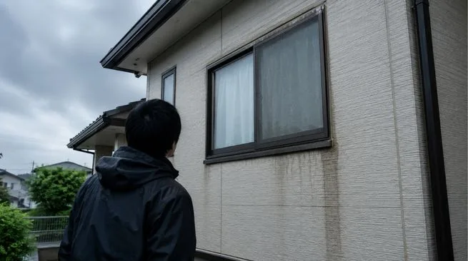 雨漏りが疑われる外壁は診断後に塗装内容を決める