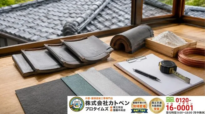 豊橋市の瓦屋根修理は傷みの範囲を見極めるカトペンへ